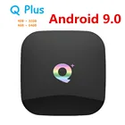 ТВ-приставка Q Plus, Android 9,0, 4 ядра, 4 + 3264 ГБ, USB3.0, 6K, 2,4 ГГц, Wi-Fi, Google Play Store