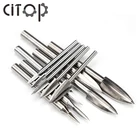 Citop 5 шт.компл. 3 мм2,35 мм хвостовик треугольная Sharp фрезерный нож для резки шлифовки вырезка инструмент для деревообработки