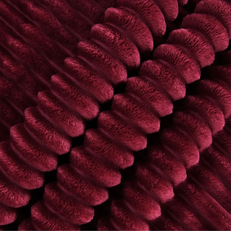 Фланелевое двухцветное одеяло в крупную полоску офисное шерстяное утяжеленное