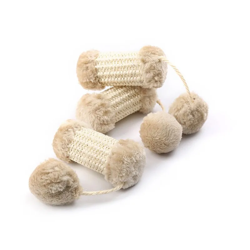 

Pet Cat Sisal Column Plus Plush Ball Grinding Claw Interactive Cat Toy Pet Kitten Grinding Teeth Claw Chewing Toys Pet Supplies