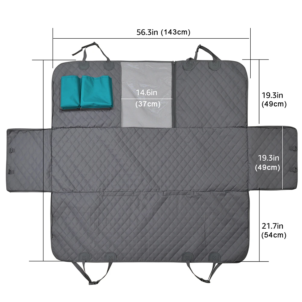 

Prodigen Dog Car Seat Cover Waterproof Pet Transport Dog Carrier Car Backseat Protector Mat Car Hammock For Small Large Dogs