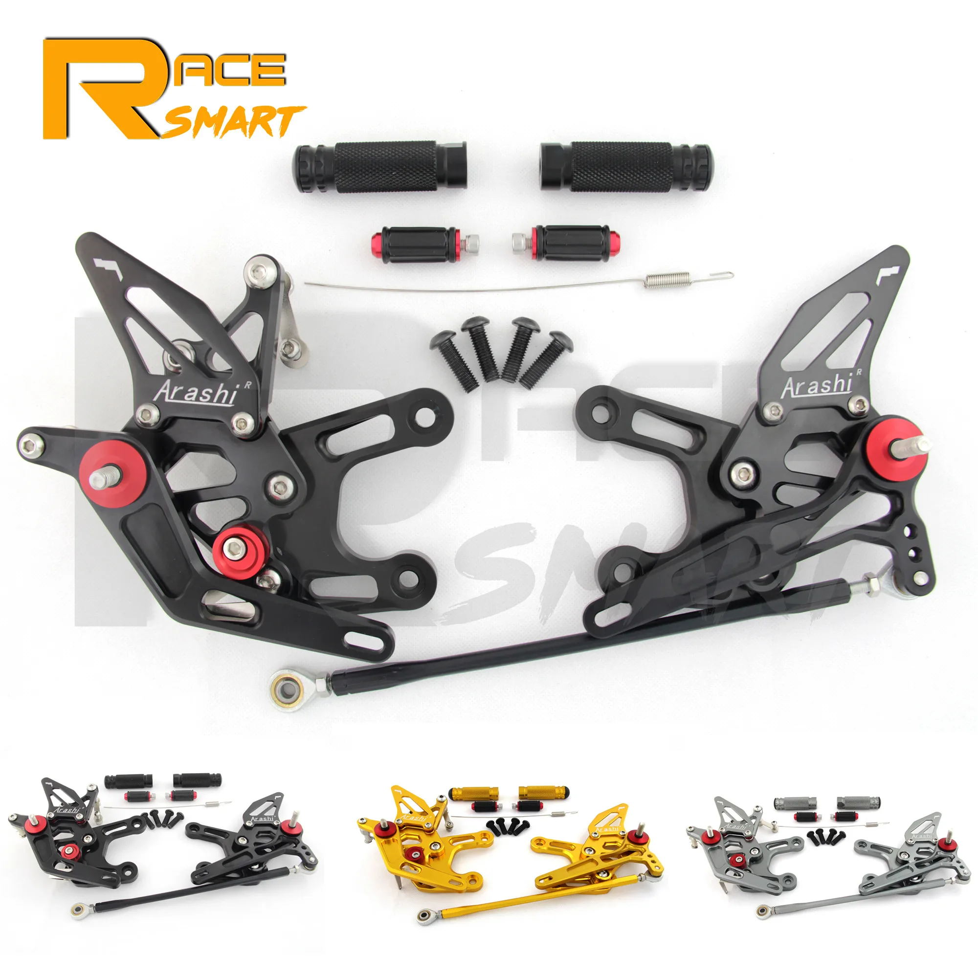 CNC Алюминиевый Регулируемый Rearset Rider задний Набор для ног KAWASAKI ZX 10R 2008 2009 2010 ZX10R ZX10 R