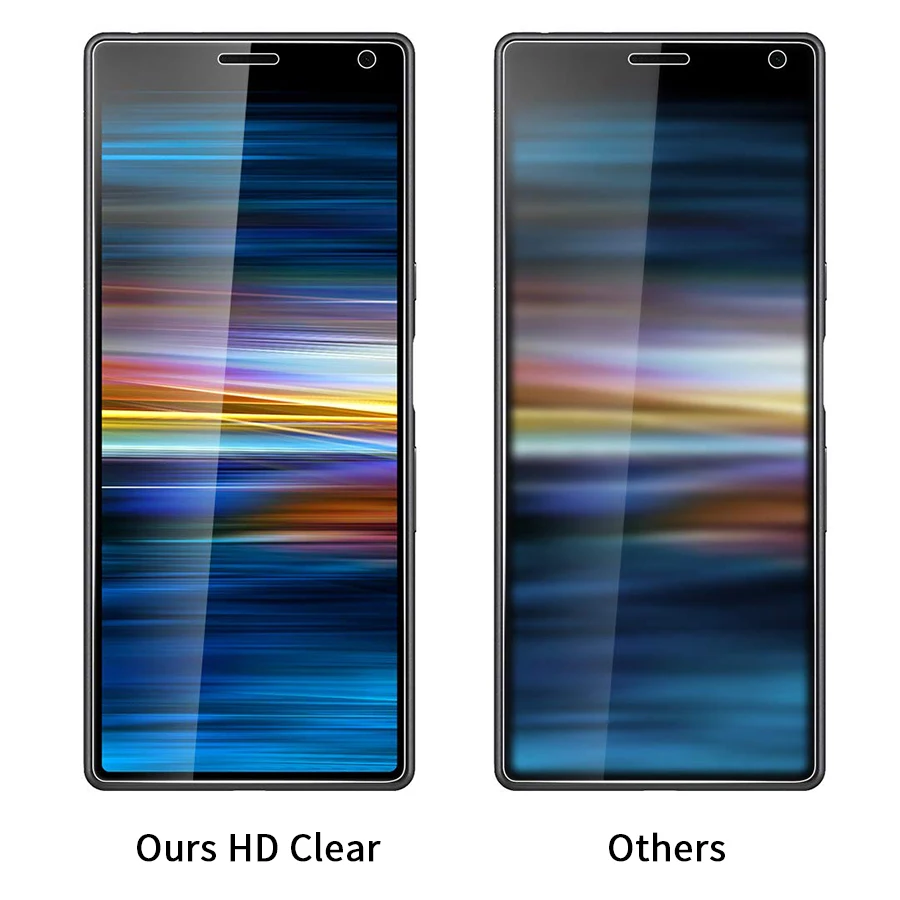 9H закаленное стекло для sony Xperia 10 Защитное стекло для sony Xperia 10 Plus XA3 XZ4 1 Закаленное стекло Защитная пленка для экрана