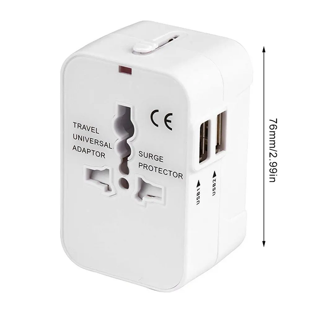 Многофункциональная розетка для преобразования чисто белая глобальная вилка