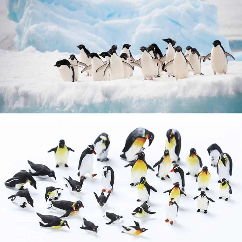 

10 Shapes Silicone Mini Penguin Modeling Resin Mold Resin Jewelry Fillings Craft