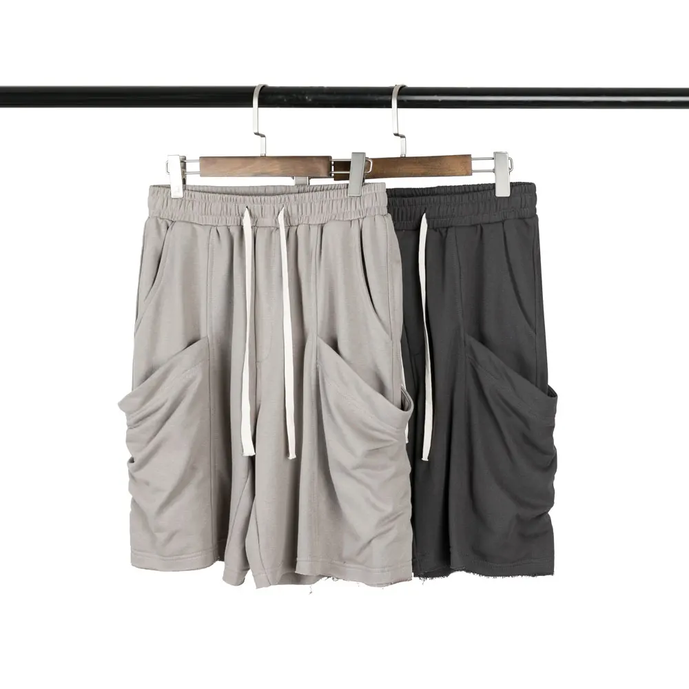 Шорты в стиле хип хоп уличная одежда однотонные стиль Харадзюку шорты для бега