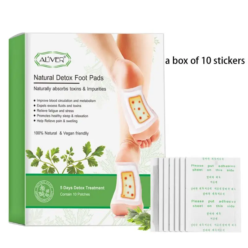 10 шт. традиционные детоксикации отводят влагу бамбук имбирь лекарственное