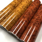 Автомобильный Стайлинг глянцевый ПВХ текстурированный Автомобильный декоративный стикер для интерьера, водонепроницаемая мебельная дверь, автомобильная виниловая пленка