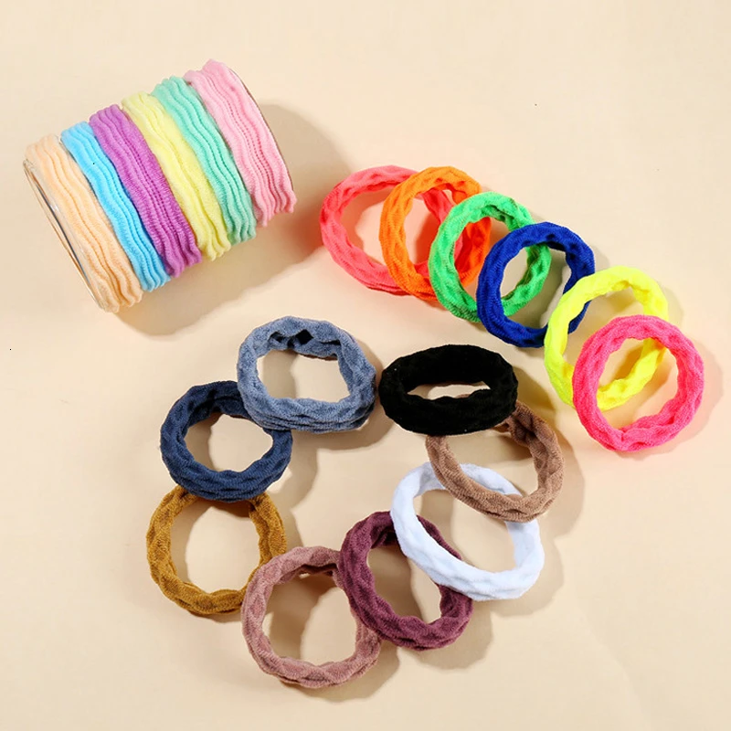 6 шт. женские нейлоновые резинки для волос разноцветные| |