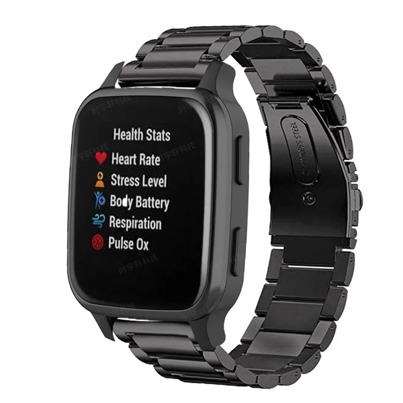 

Ремешок для часов, 20 мм, металлический ремешок для Samsung Galaxy active2 40 44, для Garmin Come SQ/Vivoactive 3/Vivoactive 3 Music/Forerunner 645