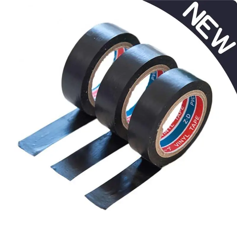

6m PVC Waterproof Self- Adhesive Electric Tape Electrician Wire Insulation Flame Retardant Electrical High Voltage Plastic Tape