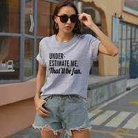 woman t shirt summer new short sleeve casual tee ladies top o neck pure cotton letter pattern large size women graphic tees