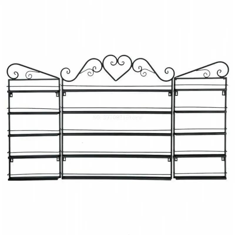 Большая стеновая подставка для маникюра косметики современный металлический