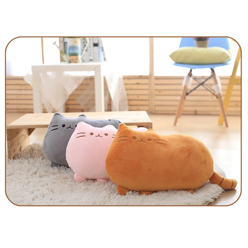 

Подушка для кошки, хлопковое печенье, плюшевое животное, кукла, игрушки, мультяшная подушка для кота, детская подушка, подарок, плюшевая поду...