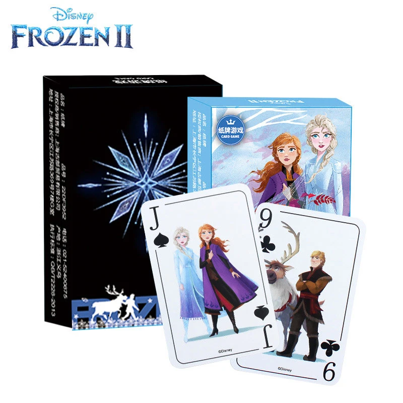 Disney Frozen 2 и Мстители креативные бумажные игры в покер кэжуал настольная карточная