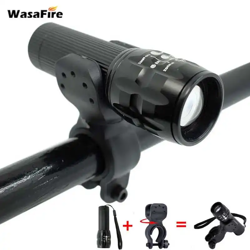 WasaFire Новый светодиодный велосипедный светильник 2000lm 3 Режим Q5 велосипед набор luz