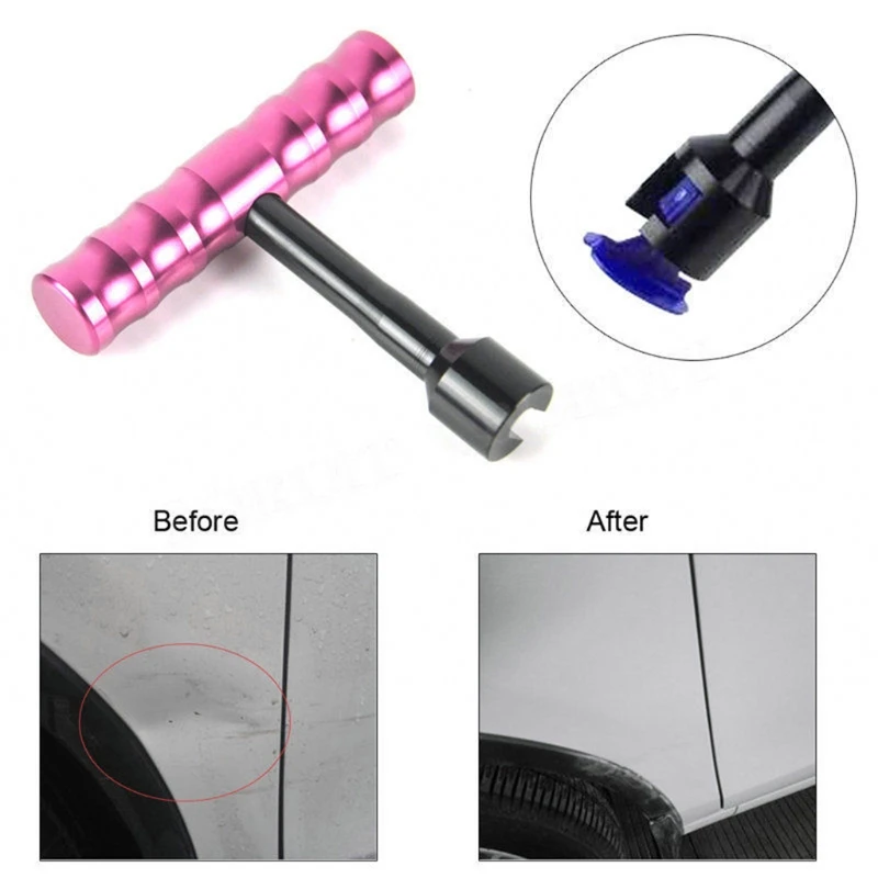 

2021 New T shape Dent Puller Car Auto Body Repair Suction Cup Slide Repair Tool Kits