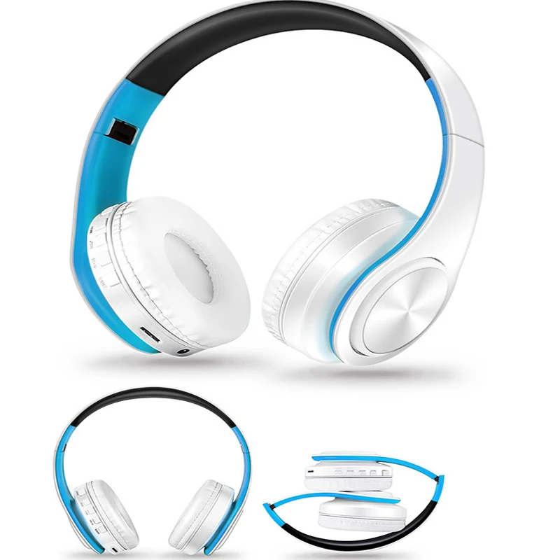 2020 беспроводные Bluetooth наушники Гарнитура Стереонаушники с микрофоном/TF картой