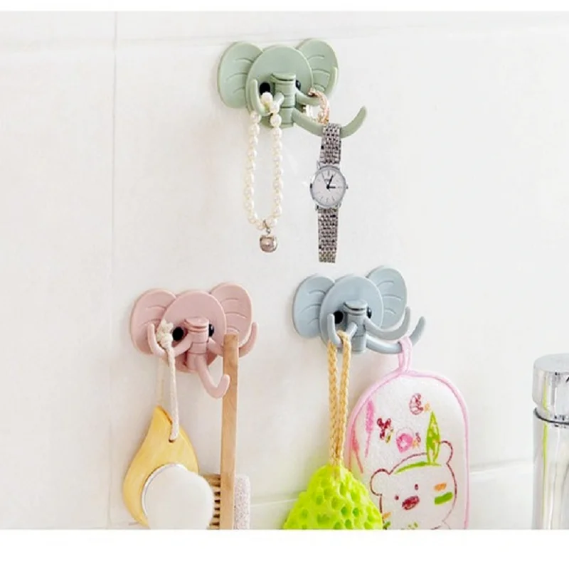 

Bathroom Bathroom Toilet Wall Hole Free Door Hook Wall-mounted Sticky Hook Household Rack Wall Hooks Kitchen Accessories