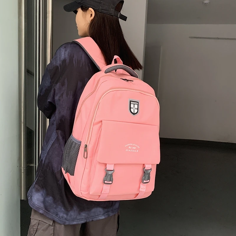 Школьные ранцы для девочек-подростков вместительный рюкзак из ткани Оксфорд