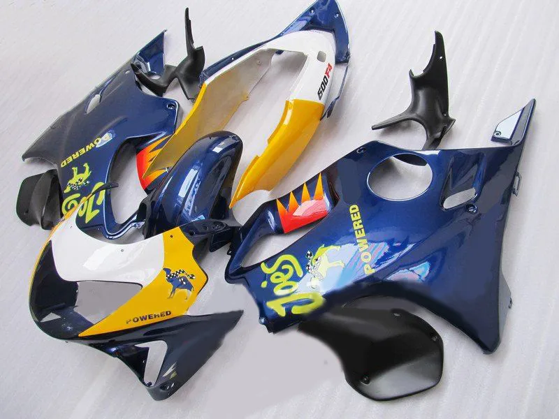 Injection Mold Fairing kit for HONDA CBR600F4 99 00 CBR600 F4 CBR 600F4 1999 2000 ABS Yellow blue Fairings set+Gifts HH24 | Автомобили и