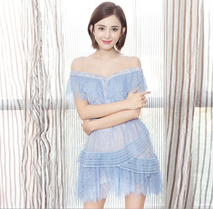 Новое кружевное платье ремонт плеч тонкое женское E1098|lace dress|dress shouldersshoulder dress |