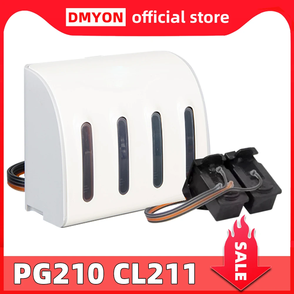

DMYON PG210 CL211 Compatible for Canon MX320 MX330 Continuous Ink Supply System MP280 MP480 MP490 MP495 CISS Cartridge IP2880