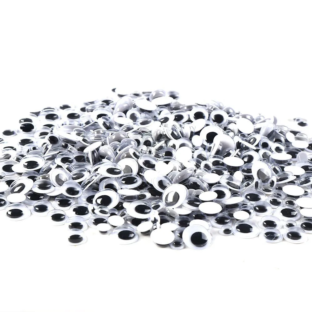 Лучшие продажи 2020 продуктов 500 шт всего смешанные глаза самоклеющиеся DIY Wiggle Googly