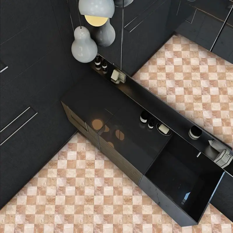 6 шт. настенные плитки водонепроницаемые наклейки для ванной кухни современная