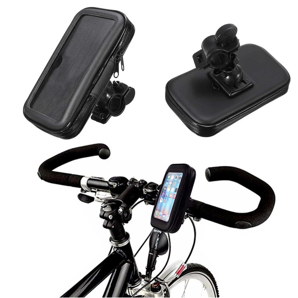 

Waterproof Motorcycle Bike Handlebar Mount Holder Case Bag For 5 Inch GPS Navigator Phone