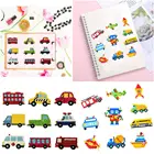 DIY Мультяшные автомобили алмазная живопись головоломка детские наклейки подарки на день рождения для мальчиков детская ручная игрушка полная дрель Прямая поставка