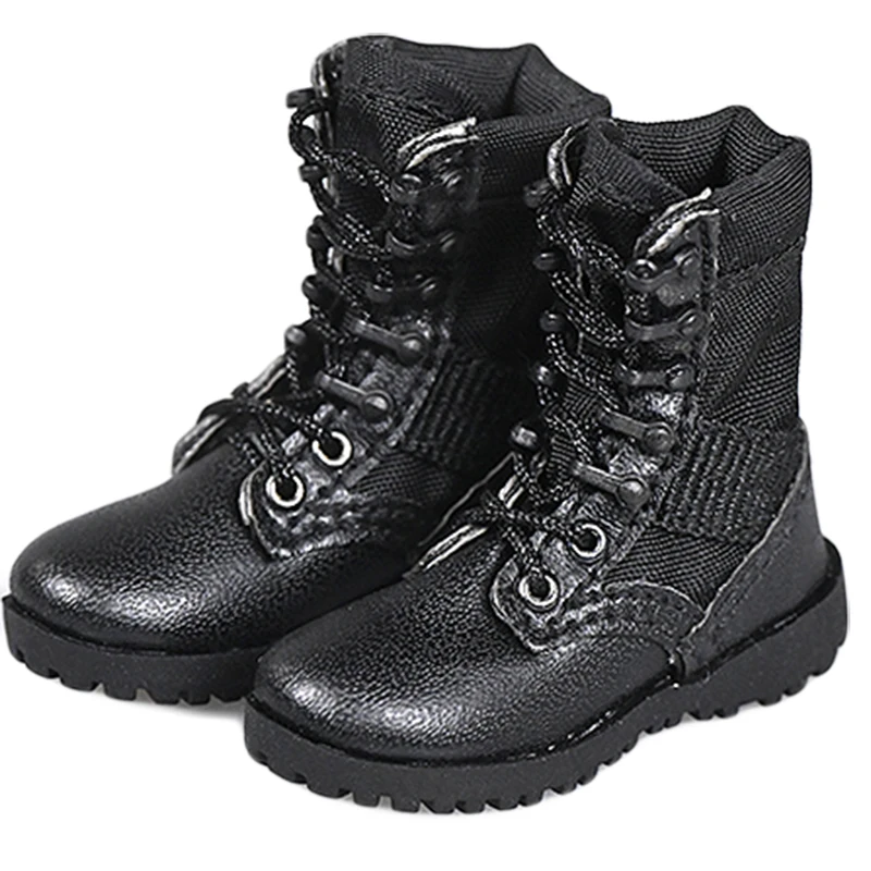 

1:6 Scale Black Boots Desert Boots Tactical Shoes Model Fit 12'' Action Figure