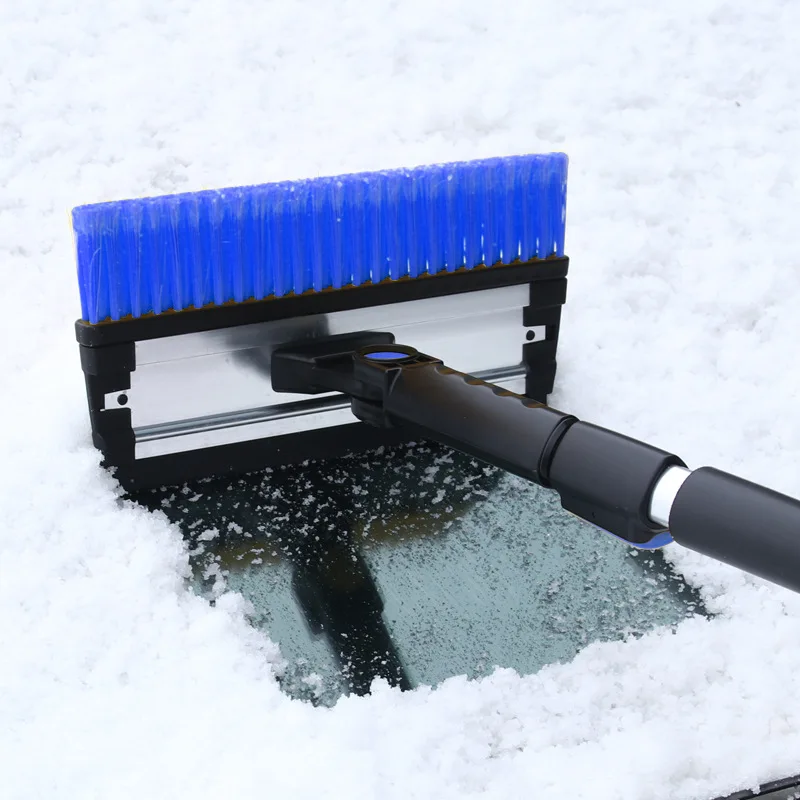 Multifunctional Telescopic Extension for Snow Removal Shovel Car Defrosting Glass Scraper Detachable Brush Deicing | Автомобили и