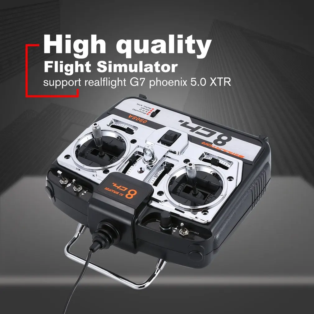 6CH/8CH RC симулятор полета JTL 0904A поддержка Realflight G7 Phoenix 5 0 XTR вертолет с дистанционным