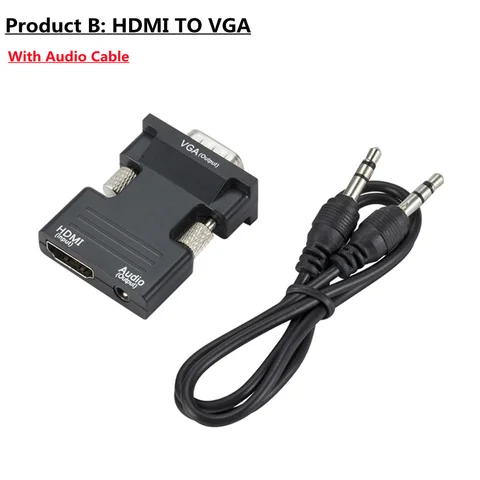 VGA на HDMI адаптер 1080P