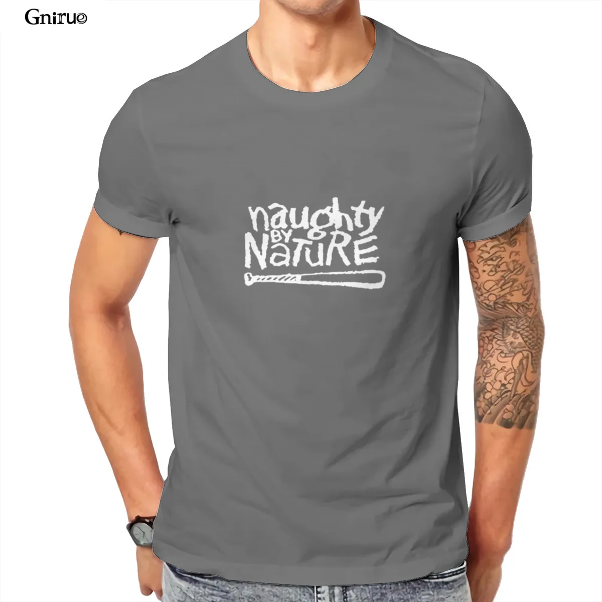 Wholesale NAUGHTY BY NATURE baseball Unisex Baseball T-Shirt Short Sleeve HipHop New Female Male Clothing 103334