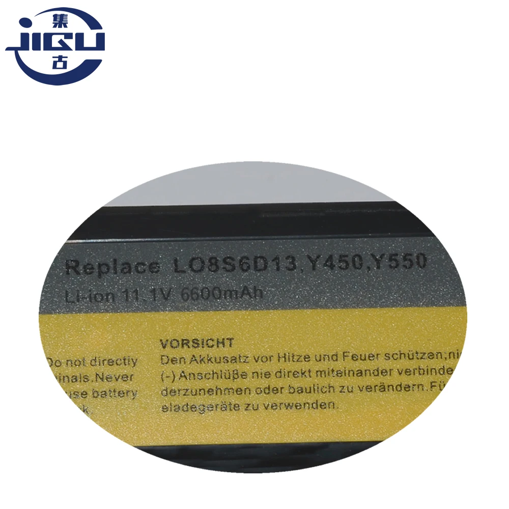 Аккумулятор JIGU 9 ячеек для ноутбука Lenovo IdeaPad Y450 Y550A L08L6D13 Y450A L08O6D13 Y450G Y550P 55Y2054 L08S6D13