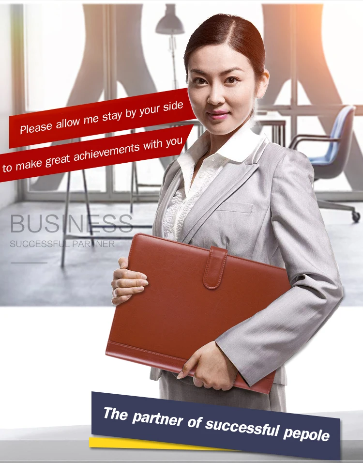 Папка для документов A4 с 4 кольцами органайзер из искусственной кожи папка |