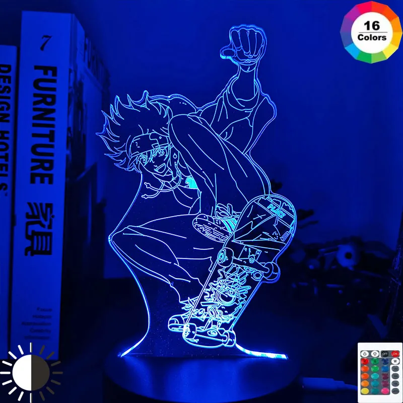 

3d Lamp Anime SK8 The Infinity Reki for Bedroom Decor Nightlight Kids Brithday Gift Room Led Night Light Manga SK8 The Infinity