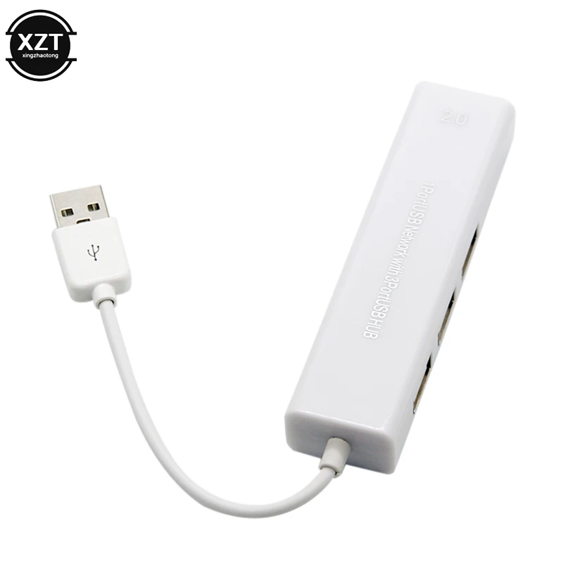 USB Ethernet USB концентратор к RJ45 Соединительная плата локальной компьютерной сети 10/100 Мбит/с Ethernet адаптер для Mac iOS ноутбук ПК Windows RTL8152 USB 2,0 концентратор