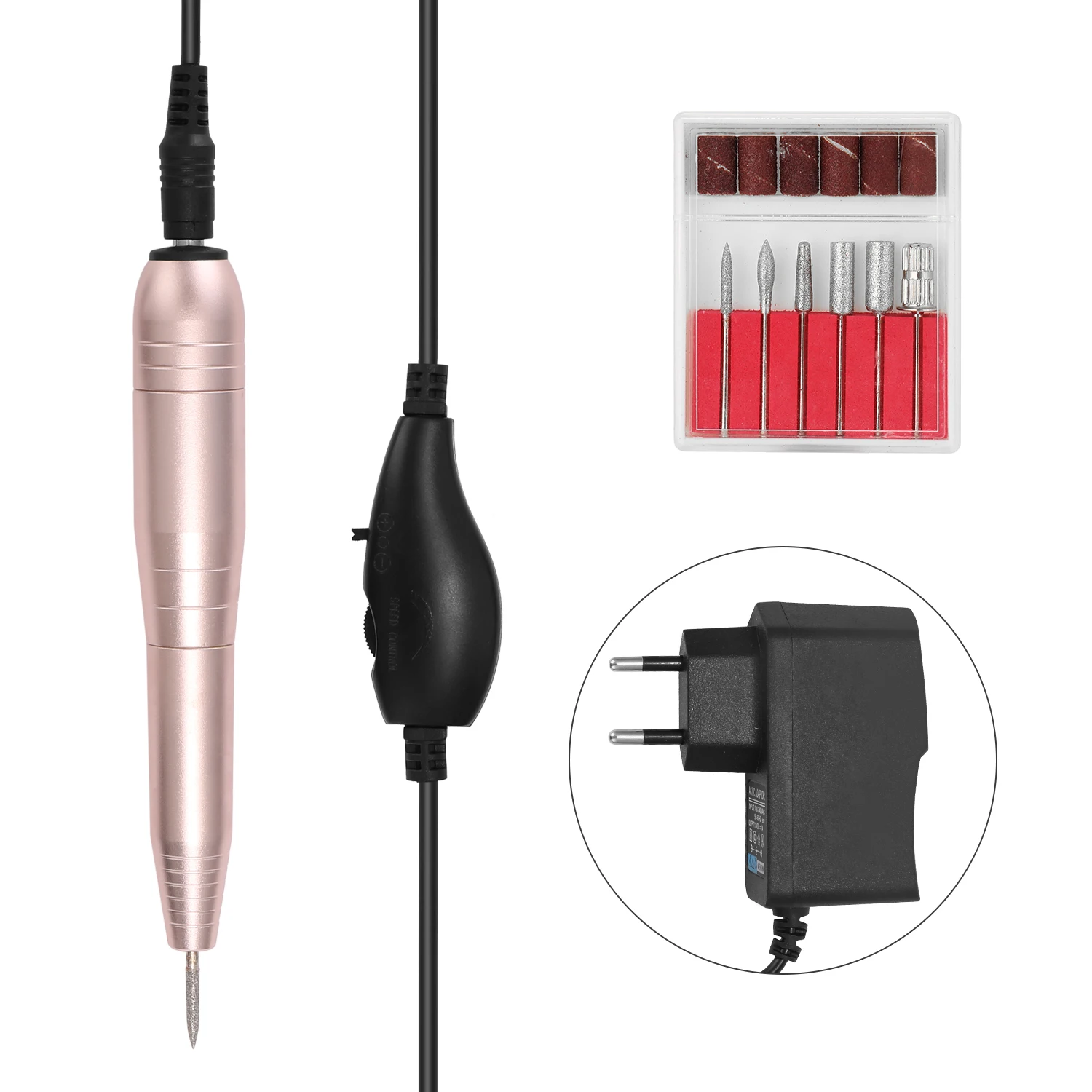 Электрическая пилка для ногтей электрическая машинка маникюра и педикюра