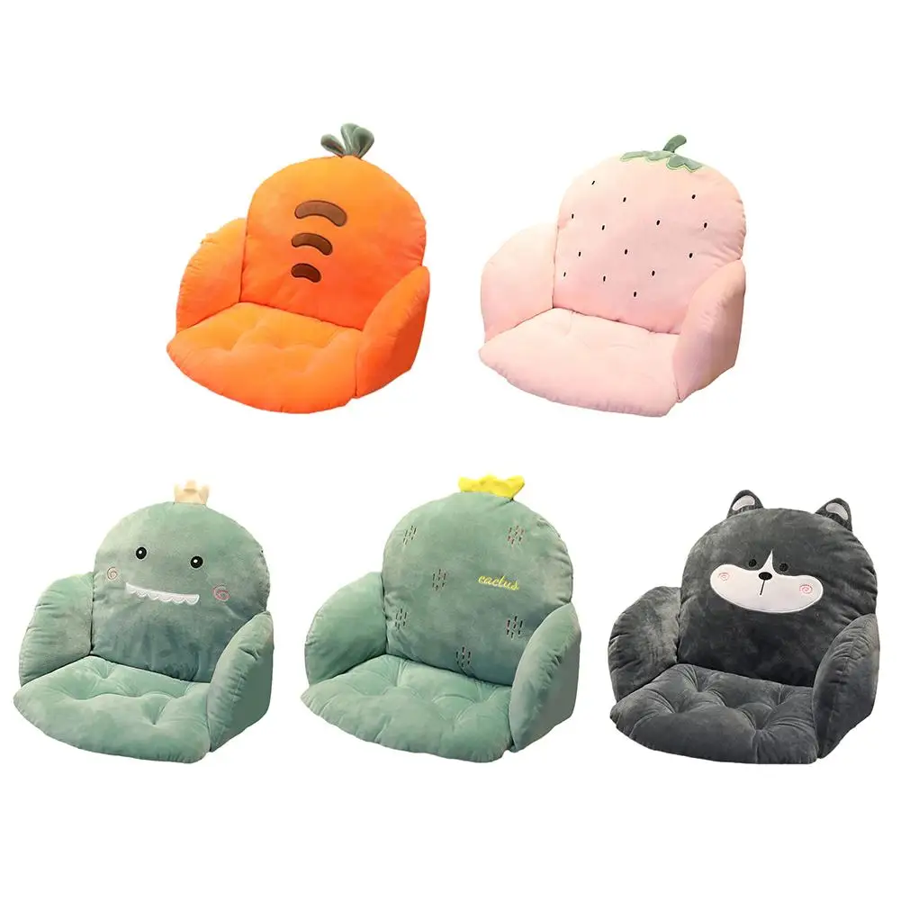 Новая мультяшная Подушка удобные подушки для сидений поддерживающие спинку