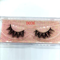 15 18mm mink fake lashes wholesale 3d mink eyelashes mink hair lashes natural long makeup lash extension false eyelashes d036