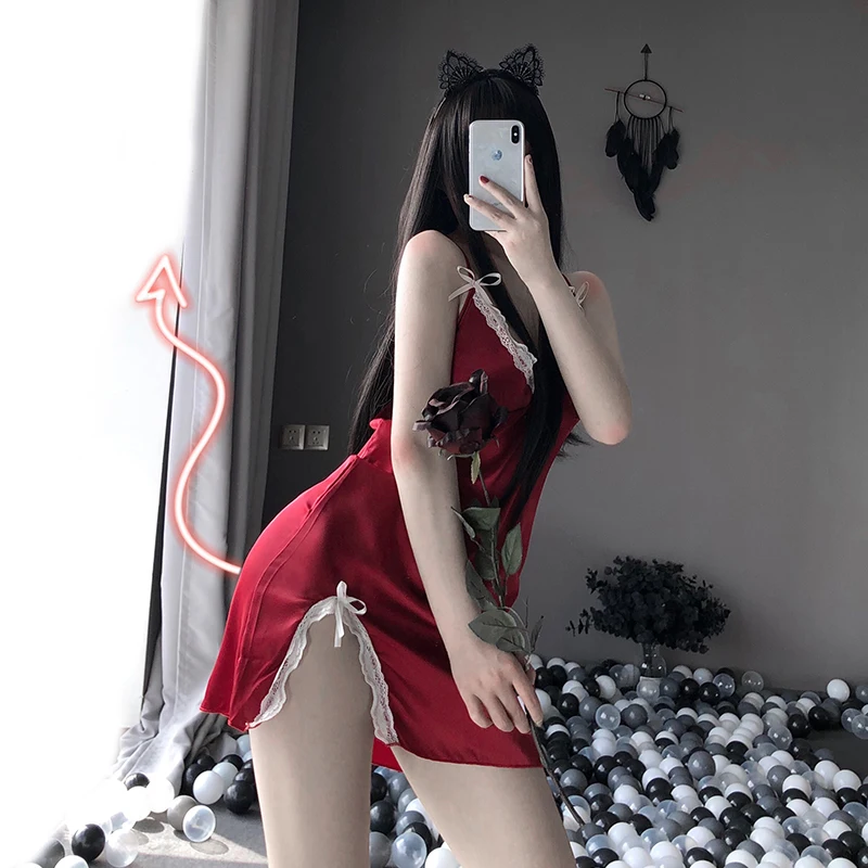 Одежда для сна OJBK женская ночная сорочка нижнее белье сексуальное кружевная