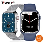 Умные часы Vwar W27 Pro Series 7 с Siri NFC Беспроводная зарядка Bluetooth Вызов раздельный экран iwo Смарт-часы IP68 Водонепроницаемые