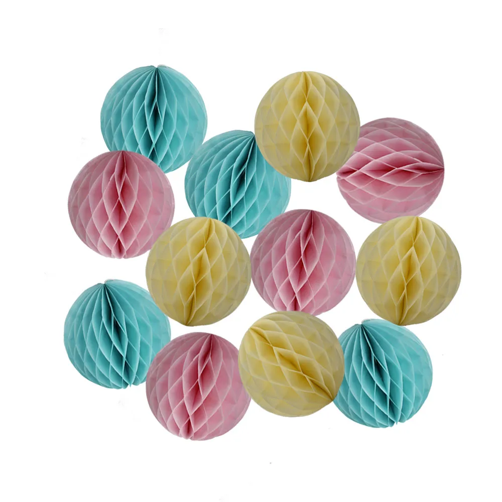 Круглый бумажный шар для крещения украшение в виде сот свадьбы вечеринки дня