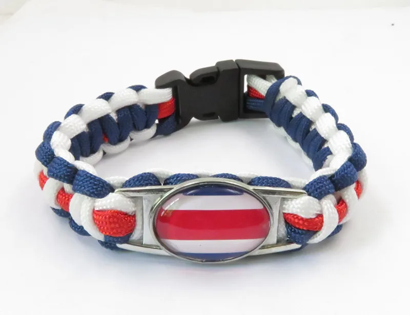 Бесконечная любовь КостаРика браслет Три Цвета Веревочный Браслет Горячая
