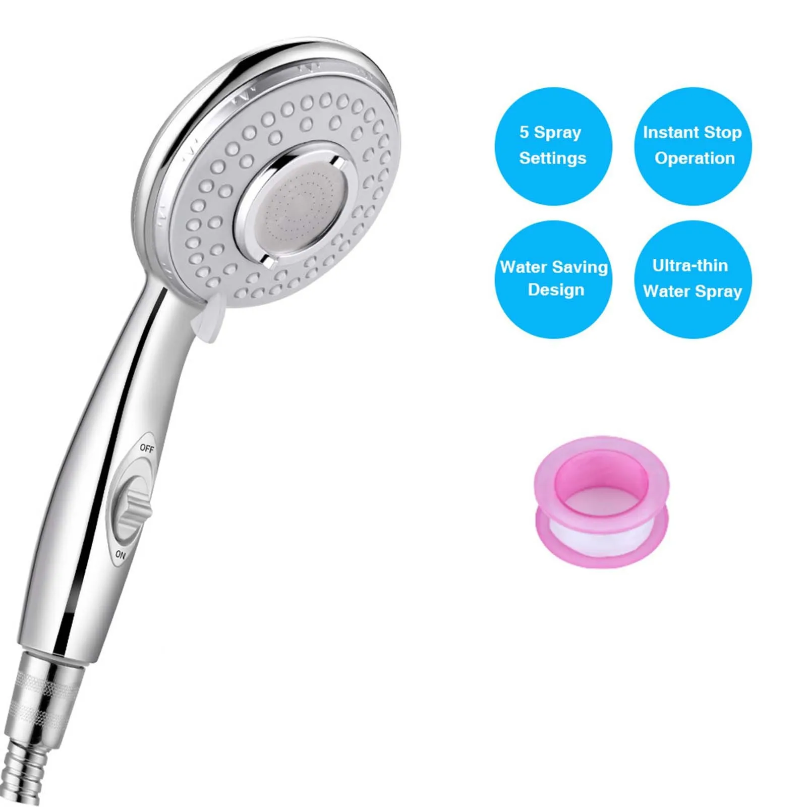 3 режима 5 позиций экономии воды Насадки для душа Давление расслабиться высокого