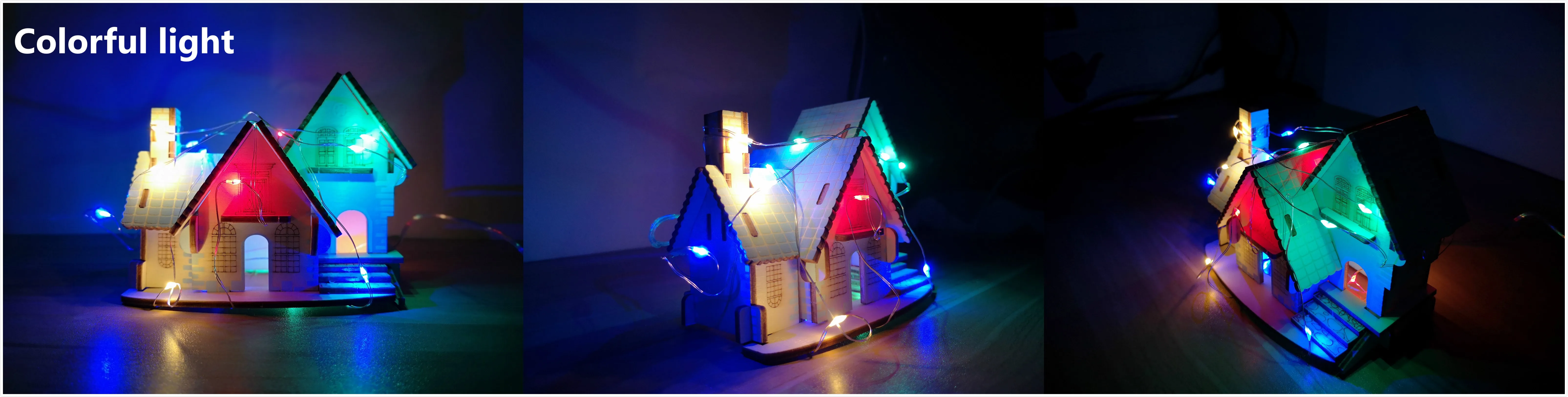 Сборочный Набор DIY строительные 3D деревянные игрушки ранчо домик кукольный домик головоломка мини деревянные модели игрушки для детей Детские аксессуары