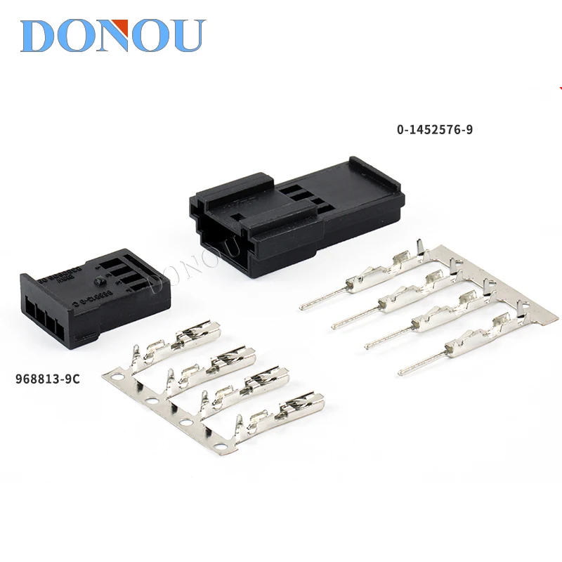 Автомобильный регистратор 0-1452578-9 1 комплект 4-контактный с клеммой 968813-9 |